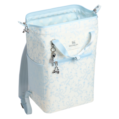 Stanley 1913 x LoveShackFancy Holiday All Day Madeleine Mini Cooler Backpack | 20 Can | 14 QT | 13.2 L RE8