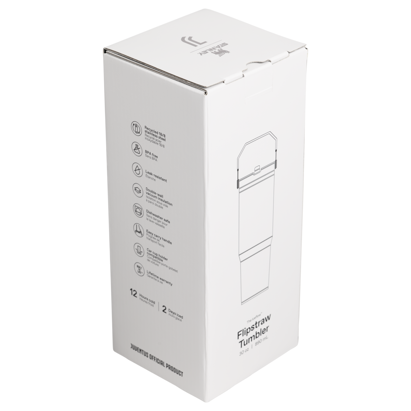 Stanley 1913 x Juventus The IceFlow Flip Straw 2.0 Tumbler | 30 OZ RA5