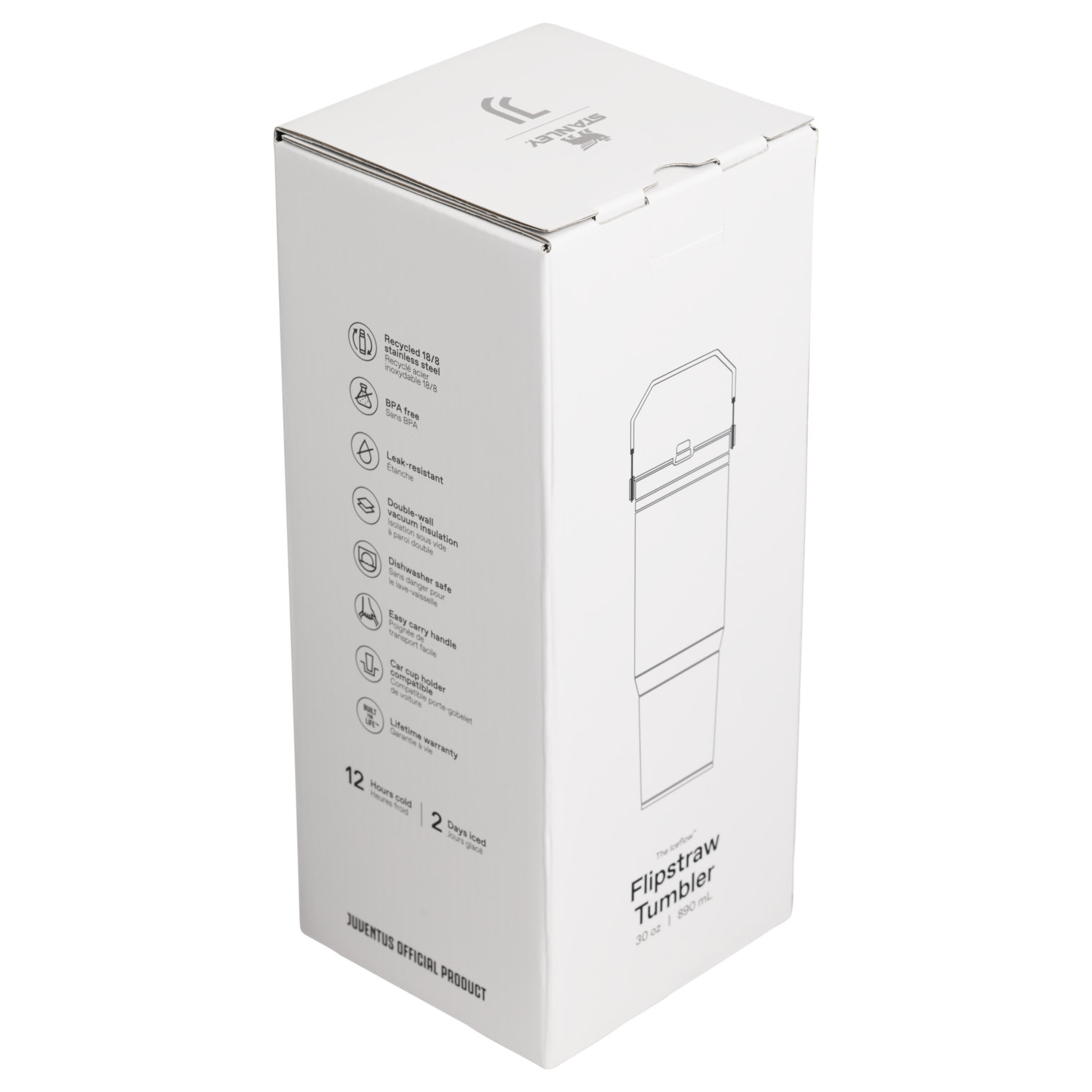 Stanley 1913 x Juventus The IceFlow Flip Straw 2.0 Tumbler | 30 OZ RA5