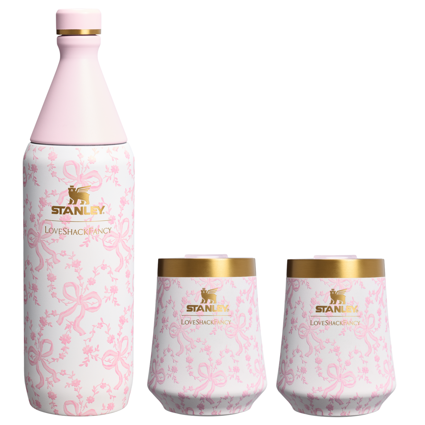 Stanley 1913 x LoveShackFancy Holiday Reserve All Day Wine Set | 34 OZ | 11 OZ CS0