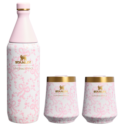 Stanley 1913 x LoveShackFancy Holiday Reserve All Day Wine Set | 34 OZ | 11 OZ CS0