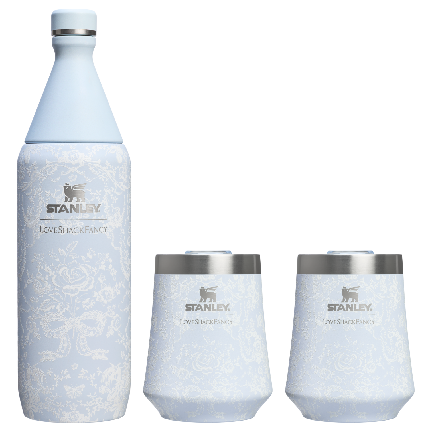 Stanley 1913 x LoveShackFancy Holiday Reserve All Day Wine Set | 34 OZ | 11 OZ CS0