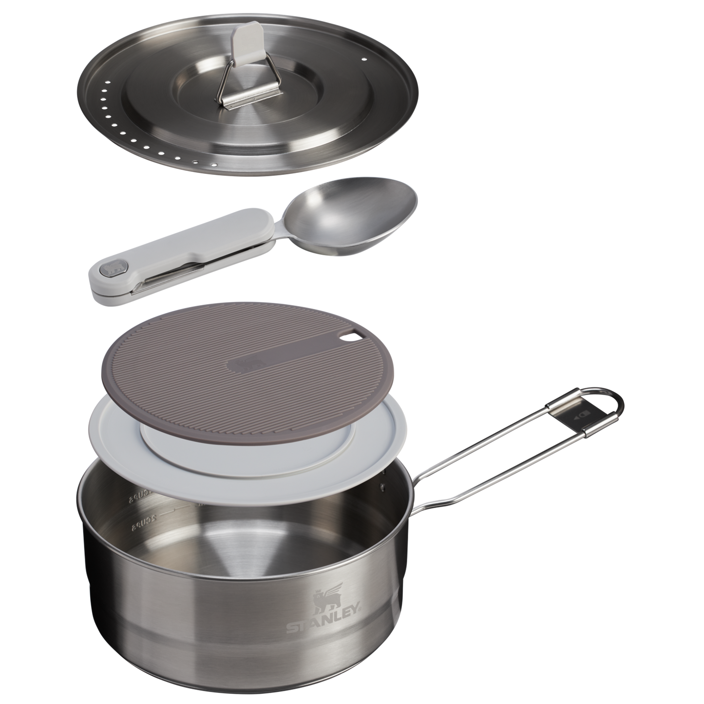The Wildfare Pro Saucepan Cookset 5-piece set | 2 QT KQ3