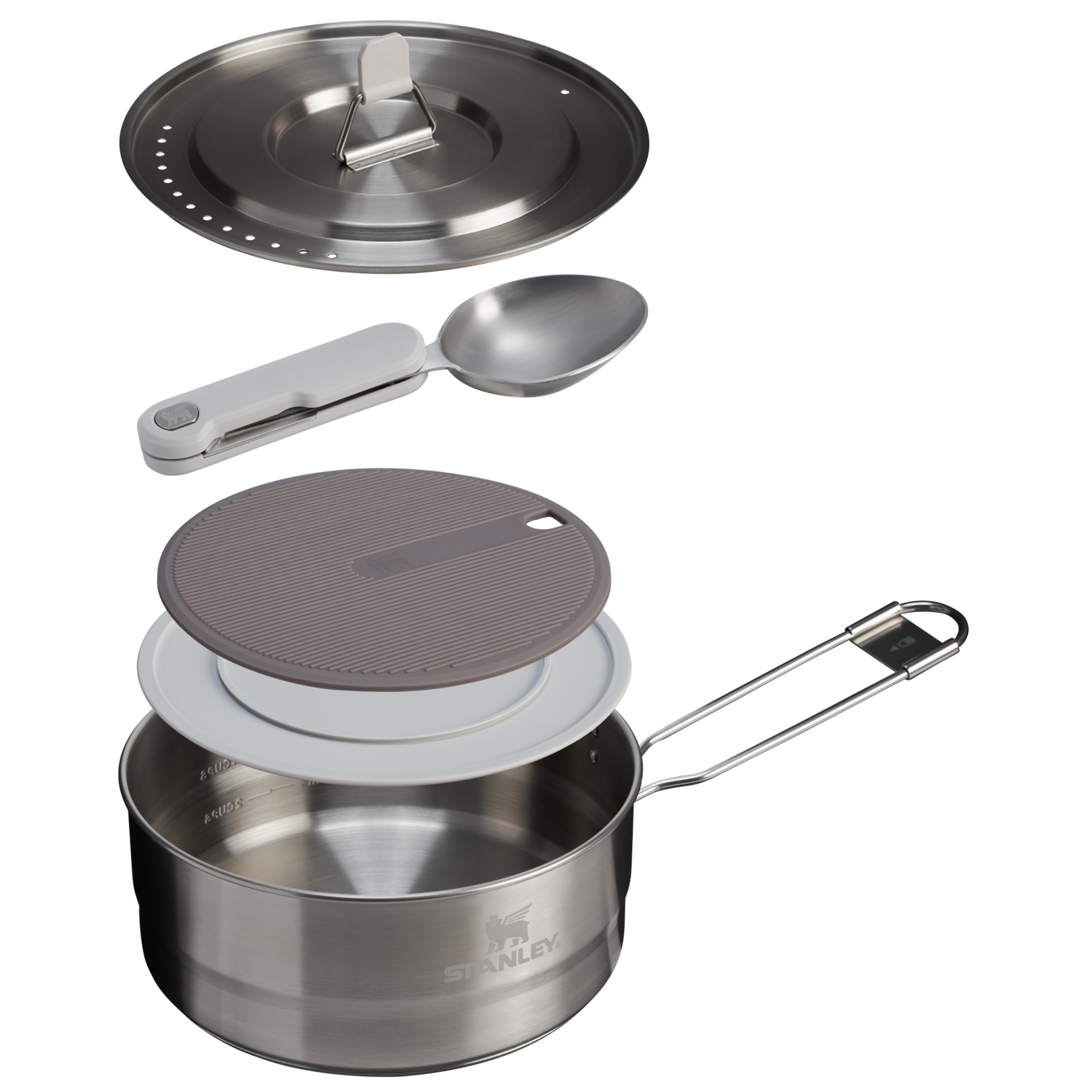 The Wildfare Pro Saucepan Cookset 5-piece set | 2 QT KQ3