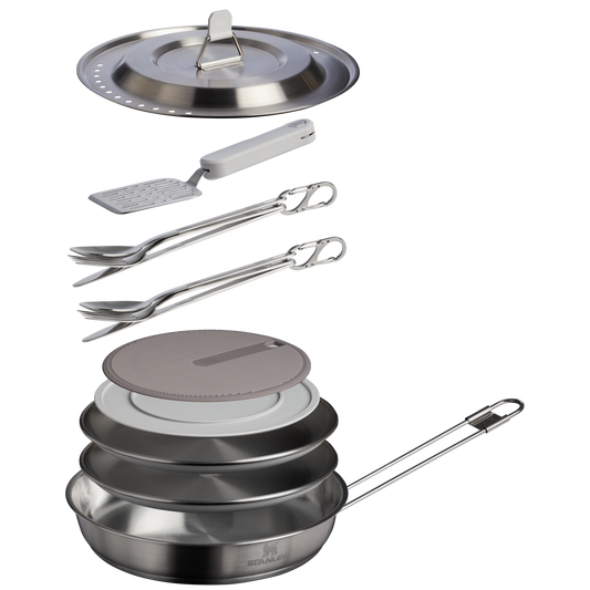 The Wildfare Pro Fry Pan Cookset 15-piece set | 1.1 QT XT3